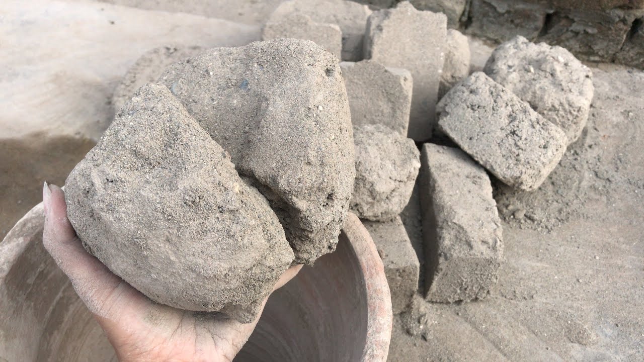 Pure sand dry &water crumbling super satisfying crumbling 🔥