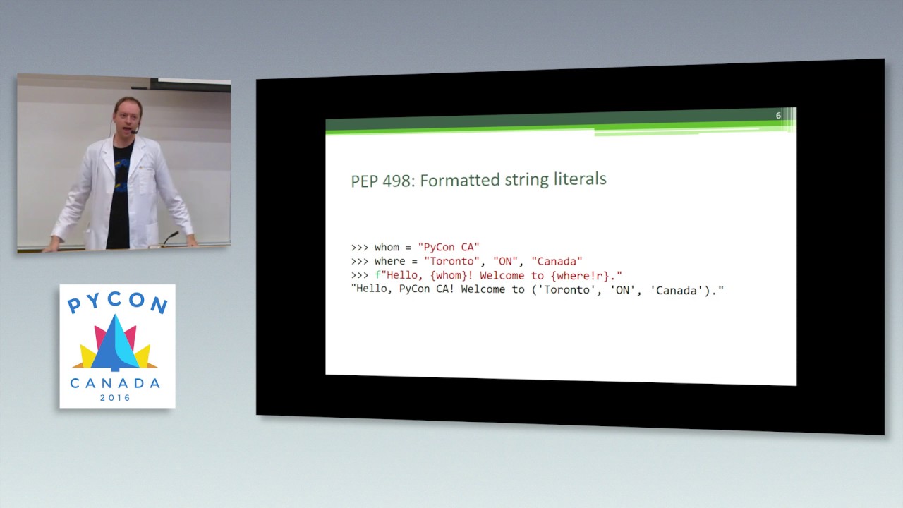 What's new in Python 3.6 (Brett Cannon)