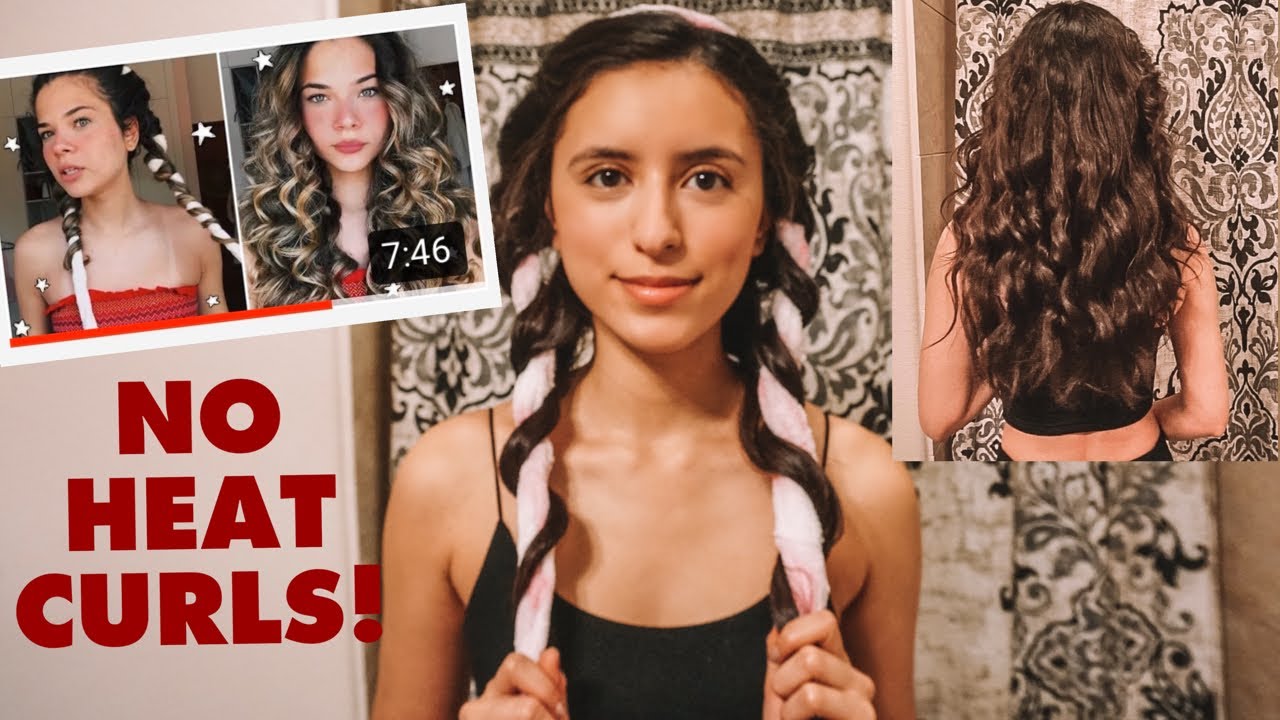 TESTING MARCELA TUMAS NO HEAT CURL TUTORIAL/METHOD #noheat #curls