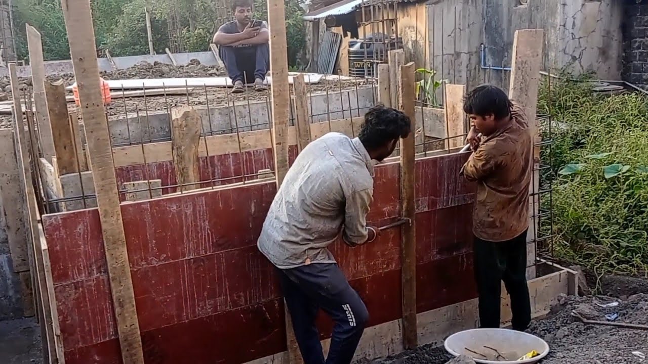 RCC water tank shuttering work with an amazing techniques