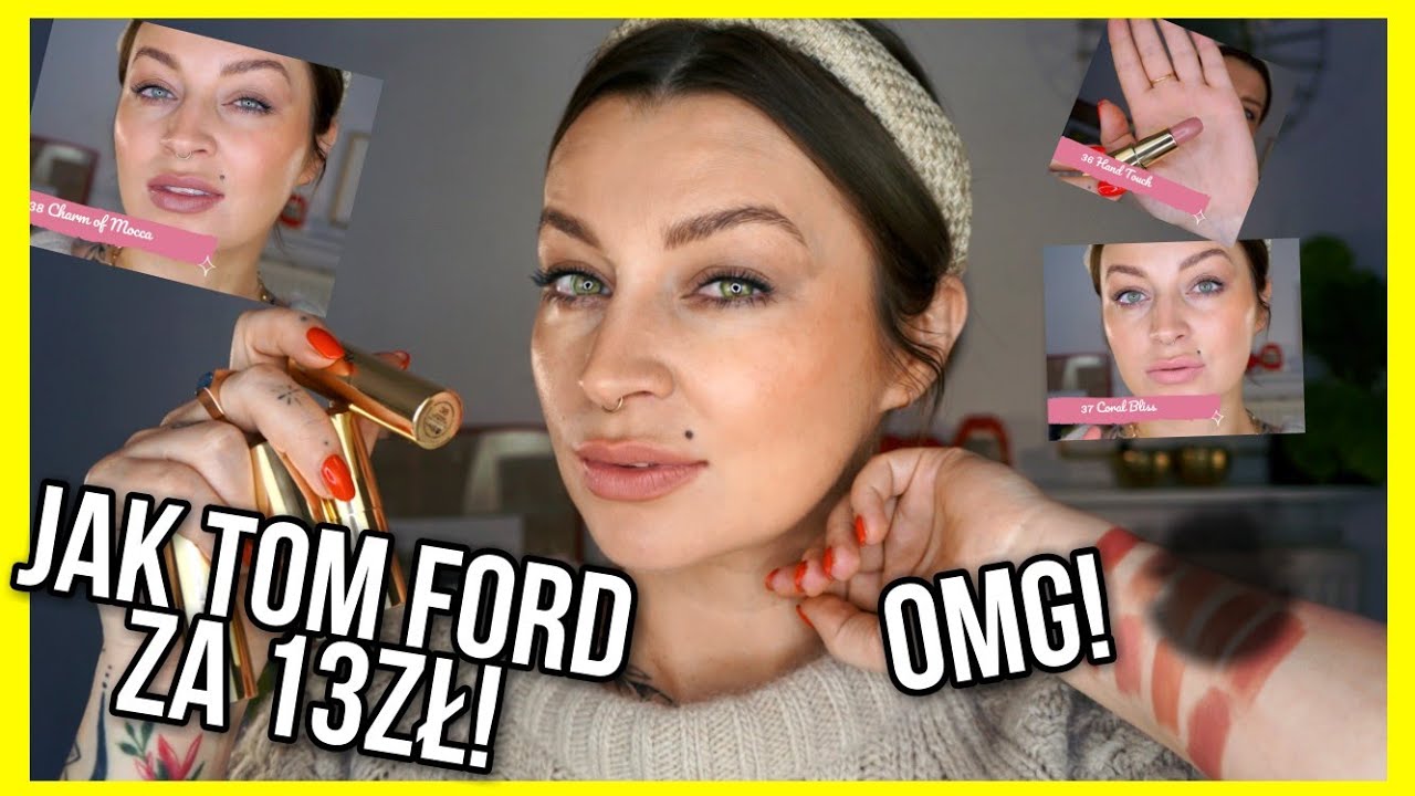 🔴OMG 13zł zamiast 249zl!? HIT ZA GROSZE - ODPOWIEDNIK SZMINEK TOM FORD Pierre Rene Royal Mat Pomadka