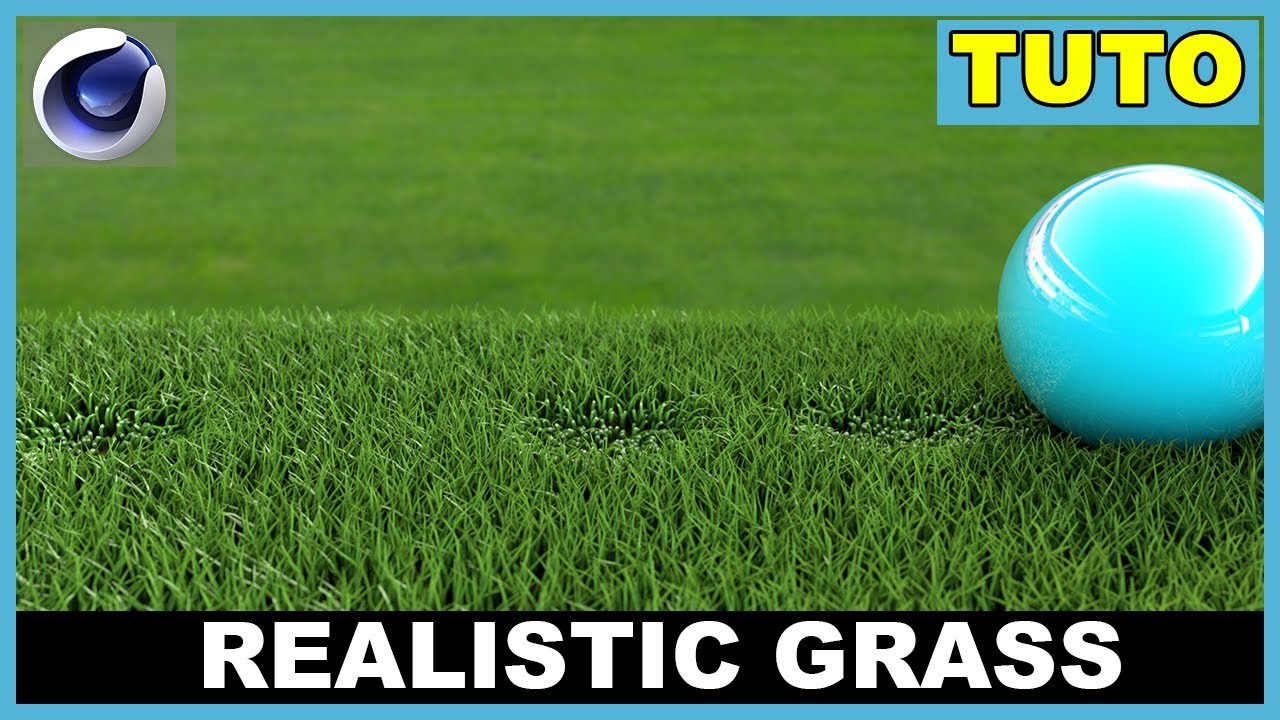 Créer une herbe réaliste Cinema4D Tutorial