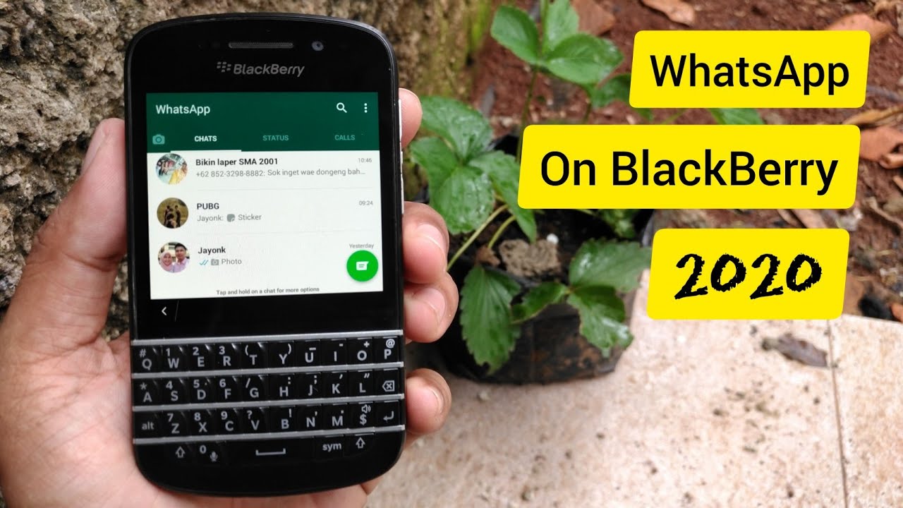 WhatsApp on BlackBerry10 2020