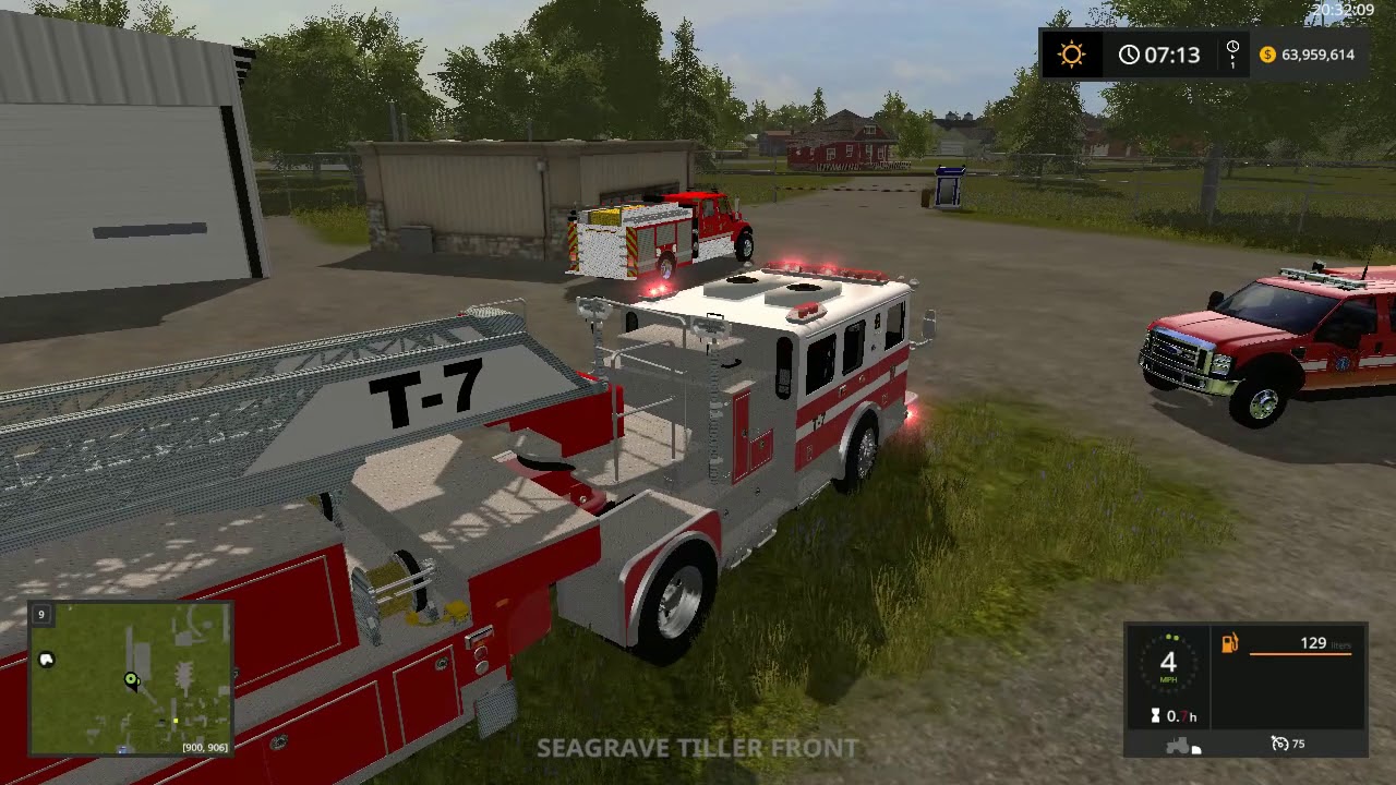 Farming Simulator 2017 Fire Response!!