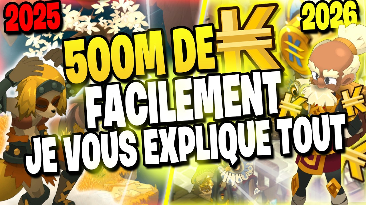 FAIRE DES KAMAS FACILEMENT SUR DOFUS ! [500M EN 1 SEMAINE ]