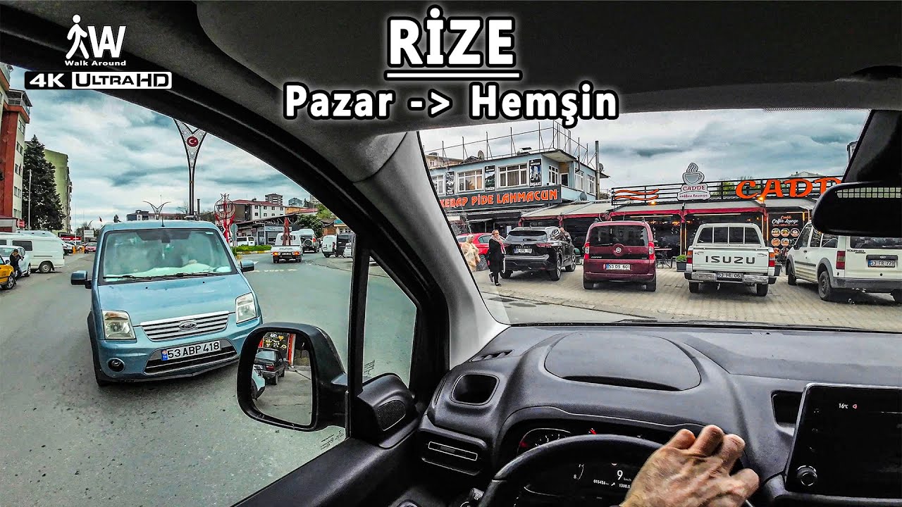 RİZE Pazar→ Hemşin POV Araba Sürüş🚗 Sürücü Bakışı