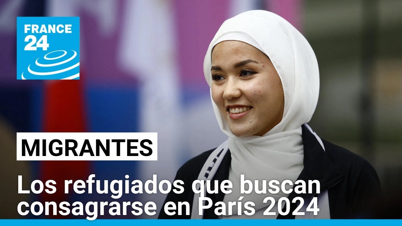 Olímpicos de París: 37 atletas refugiados compiten bajo una misma bandera • FRANCE 24 Español