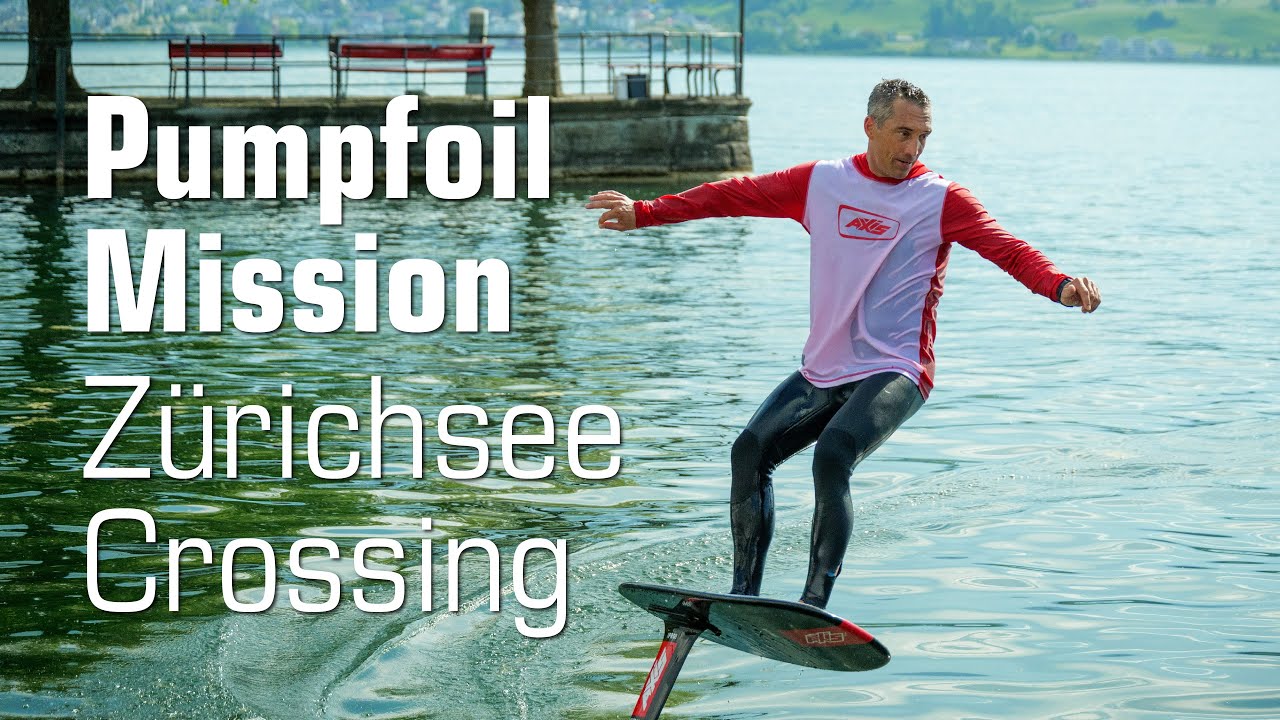 Zürichsee Crossing mit dem Axis Pumpfoil
