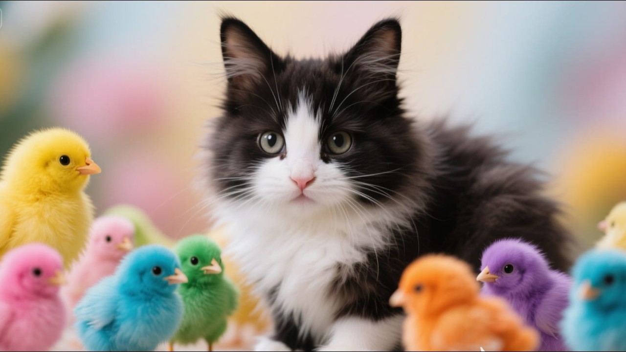 Colorful Chickens, Rainbows Chickens, Cute Chickens, Cute Ducks, Rabbit, Cute Animals