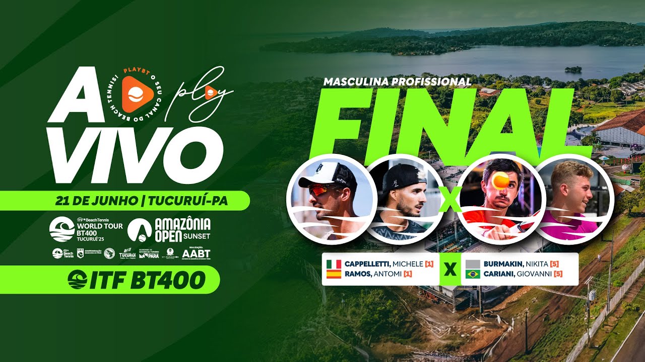 FINAL: MICHELE CAPPELLETTI/ANTOMI RAMOS X NIKITA BURMAKIN/GIOVANNI CARIANI - BT400 - TUCURUÍ (PA)
