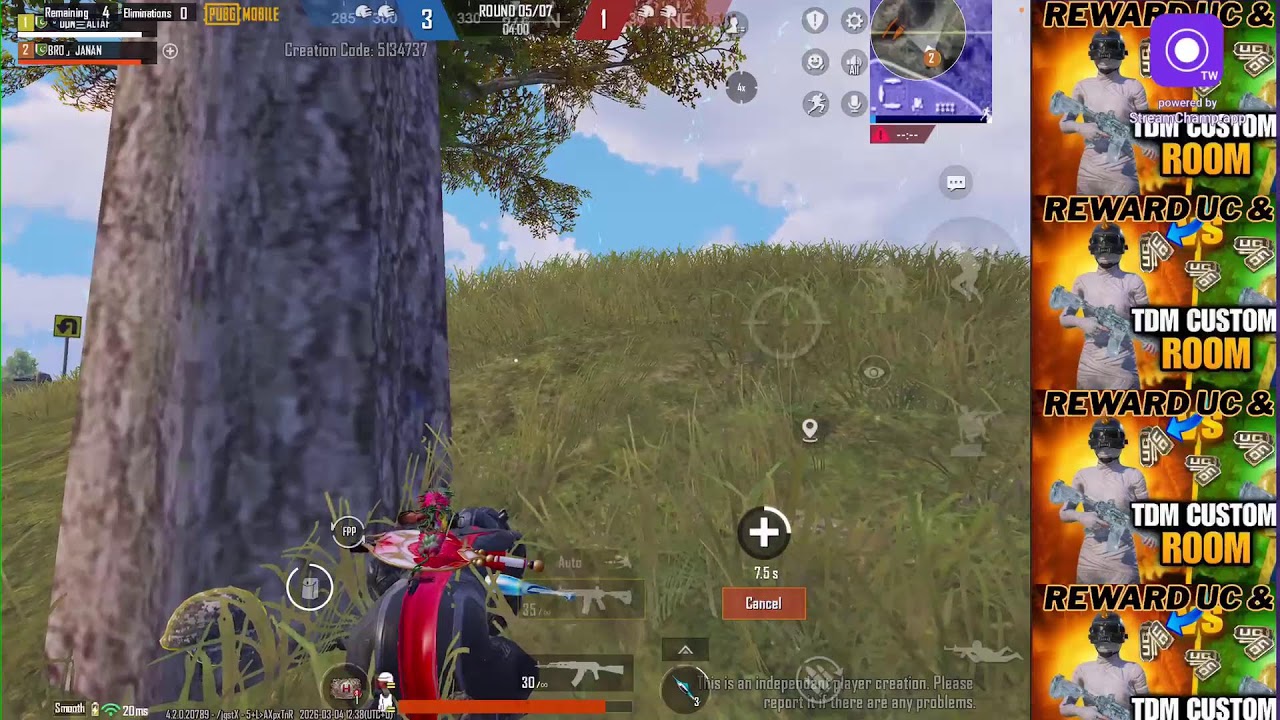 BRO. JANAN Live Stream Pubg mobile rank push with hacker