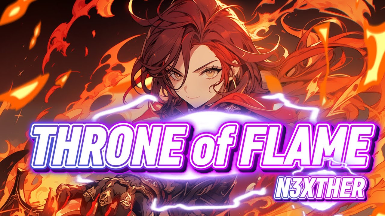 Throne of Flame - ( Official Lyrics Video ) || N3XTHER
