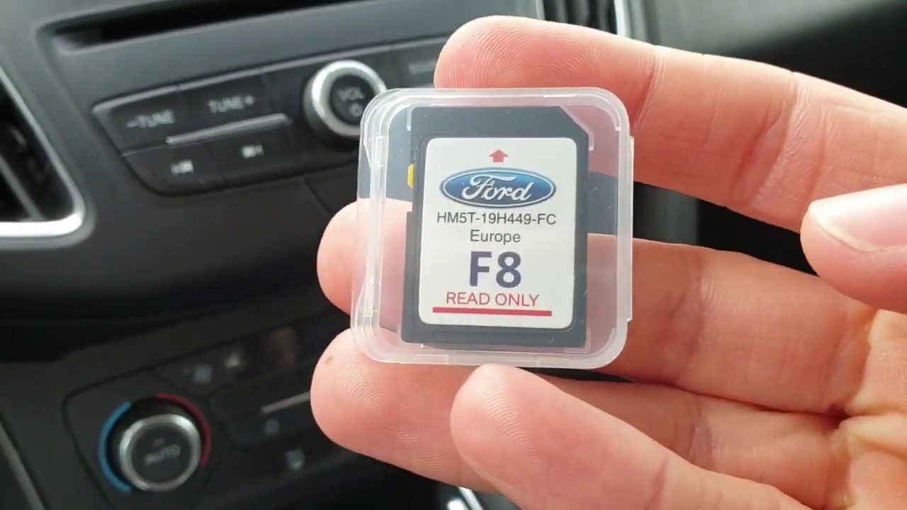 Навигационная карта SD для Ford F8 SYNC 2 SAT NAV, Европа 2019-2020