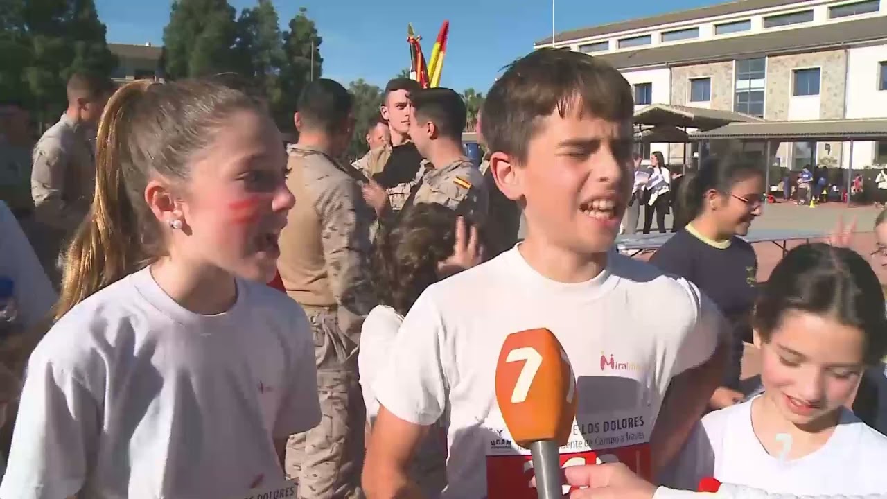 Jornada de deporte escolar en Cartagena.