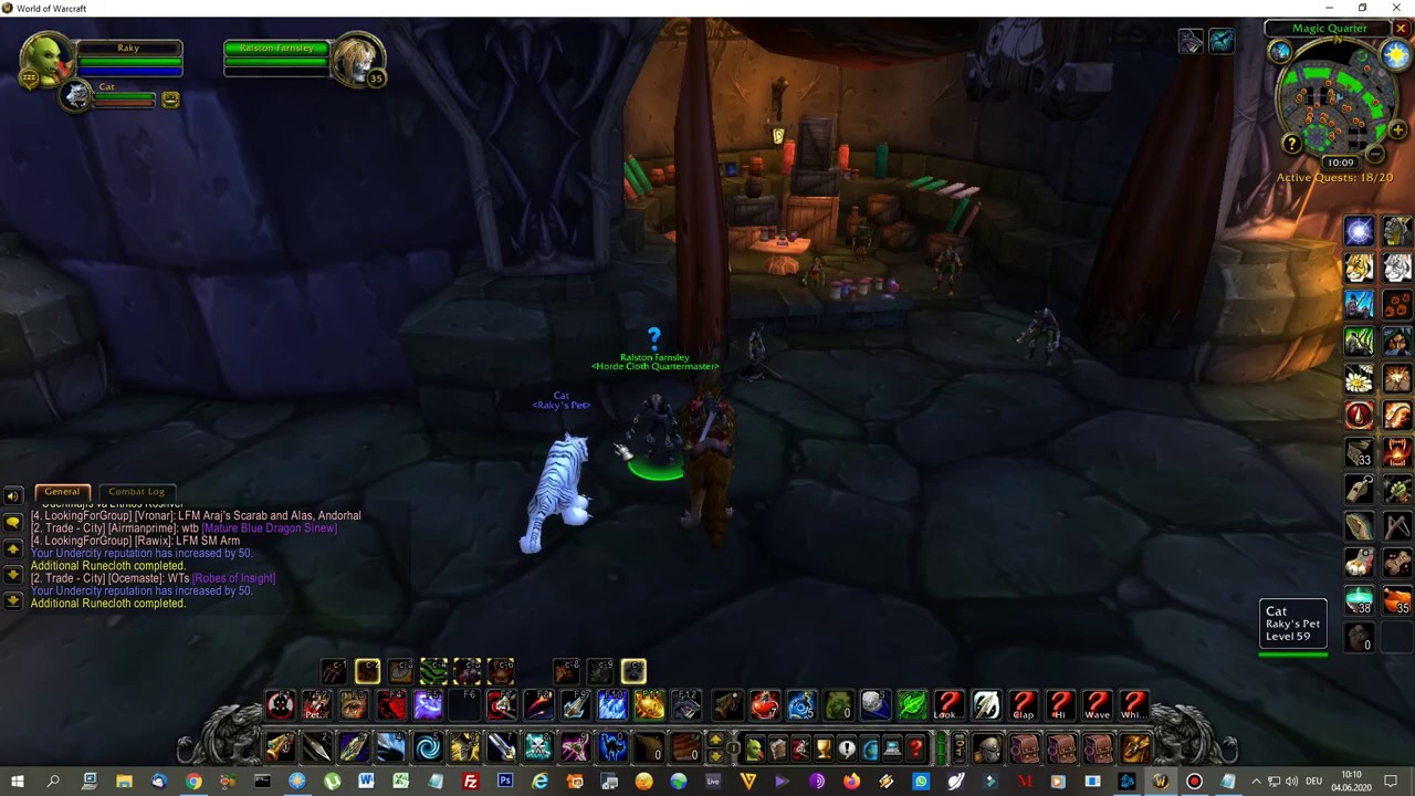 How to increase Undercity reputation in WoW Classic