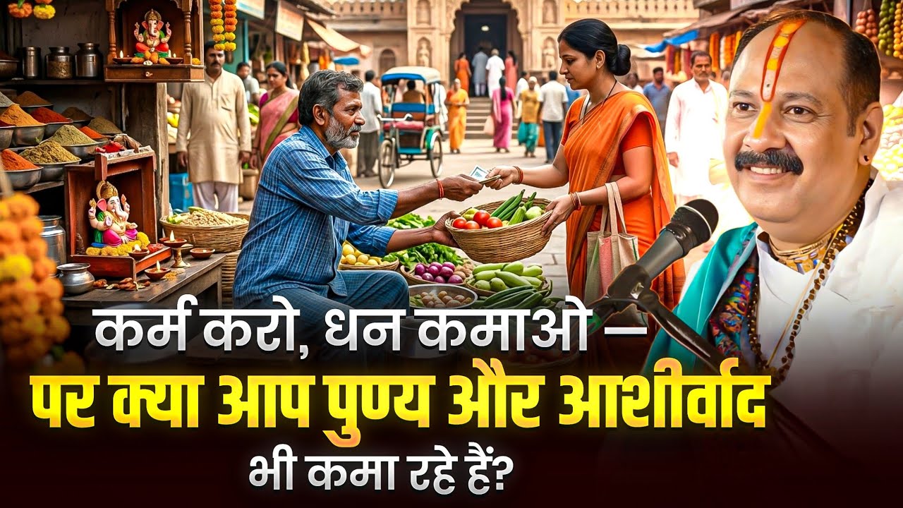 कर्म करो, धन कमाओ — पर क्या आप पुण्य और आशीर्वाद भी कमा रहे हैं?