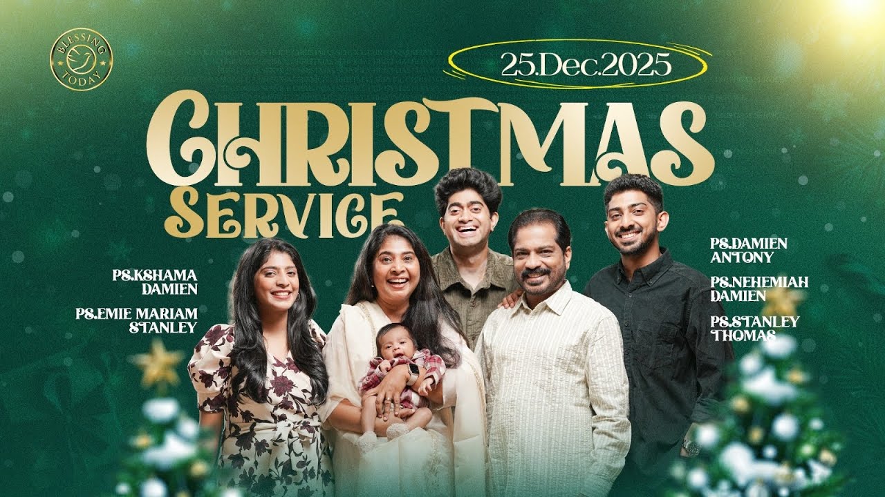 Christmas Service 2025 | The Savior is Born | Blessing Today Xmas Celebration