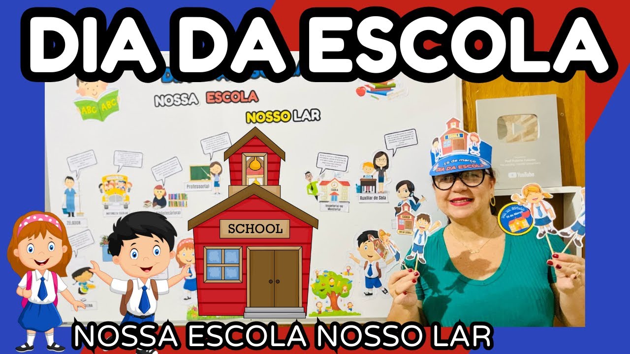 🟡O QUE TRABALHAR NO DIA DA ESCOLA 🏫 na Educação Infantil