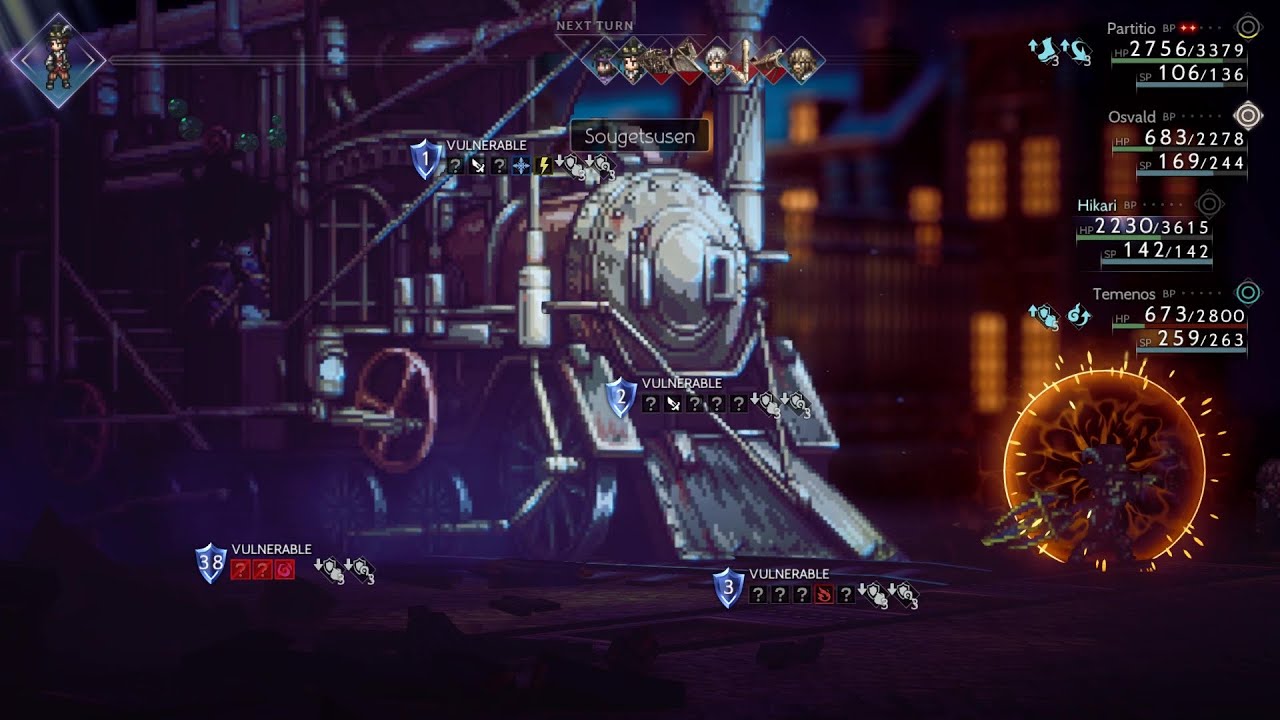 Partitio Chapter 4 - Steam Tank Obsidian - Octopath Traveler 2