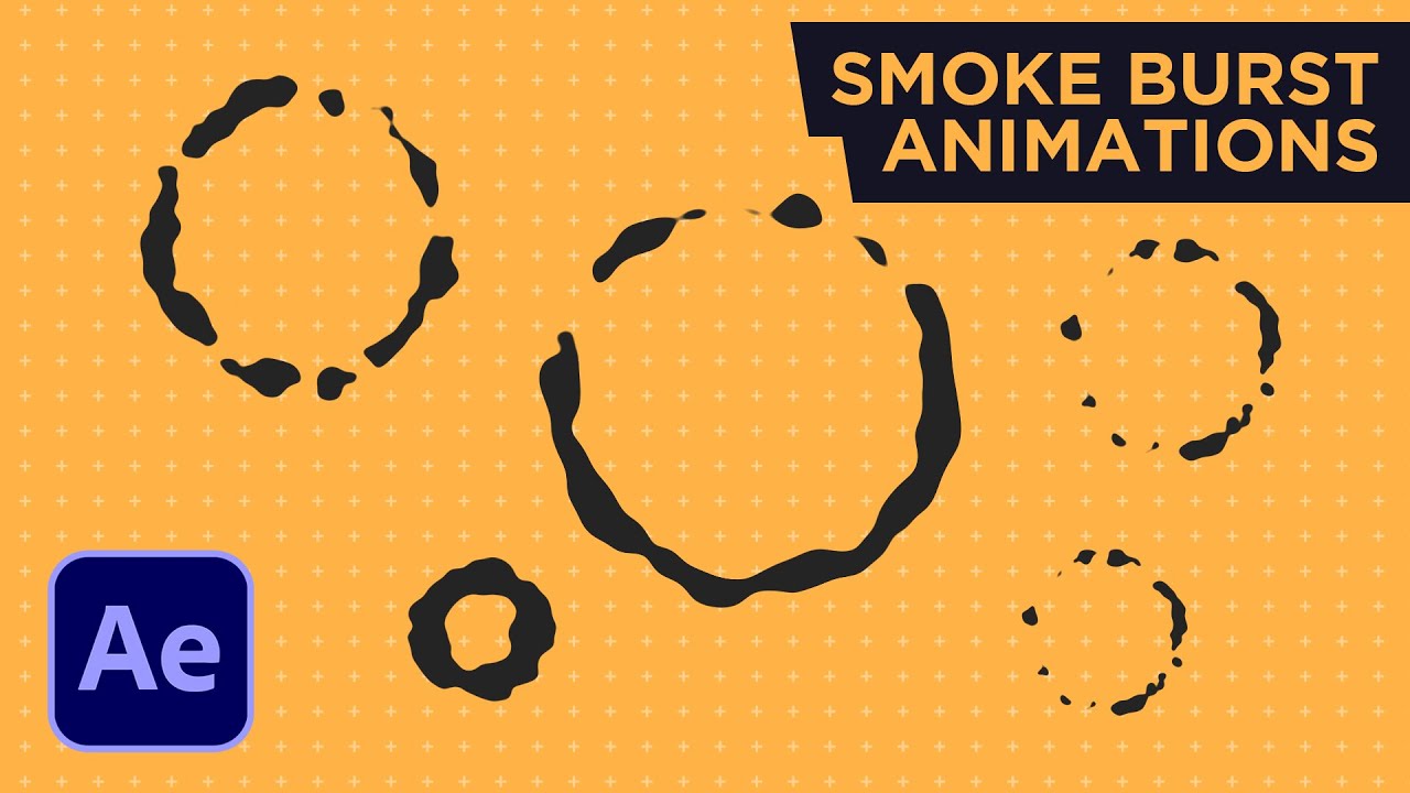 Create Easy SMOKE BURST ANIMATIONS For MOTION GRAPHICS in After Effects