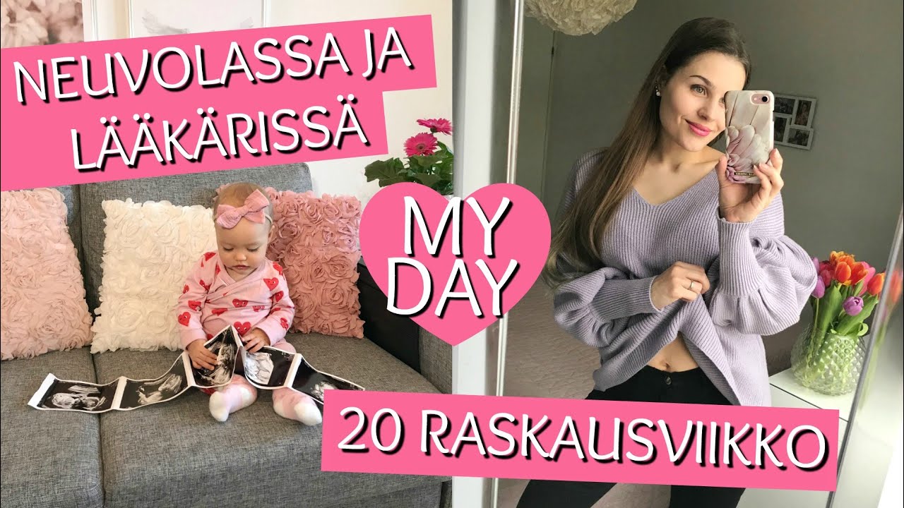 20 RASKAUSVIIKKO JA 8KK NEUVOLA | Miten ei voi tietää et on raskaana?