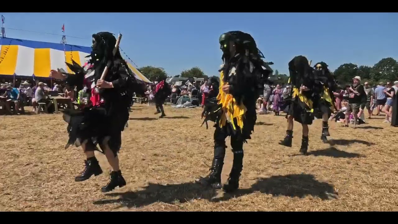 Mythago Morris at Tewkesbury Medieval festival - July 2025