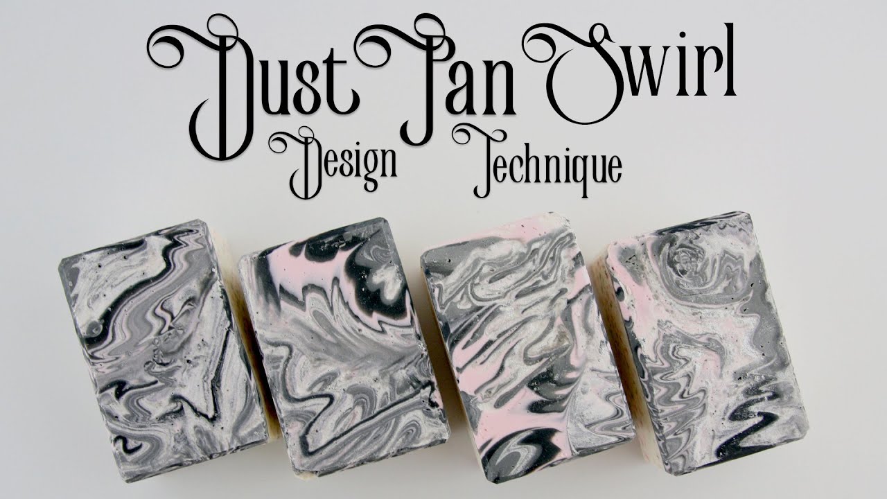 Dust Pan Swirl Cold Process Soap Technique