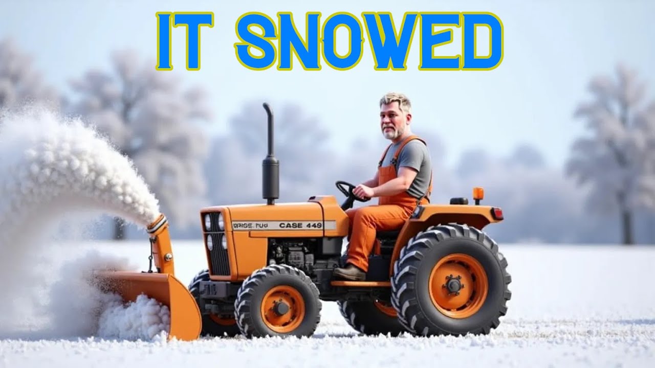 Case 448 Snowblower in March