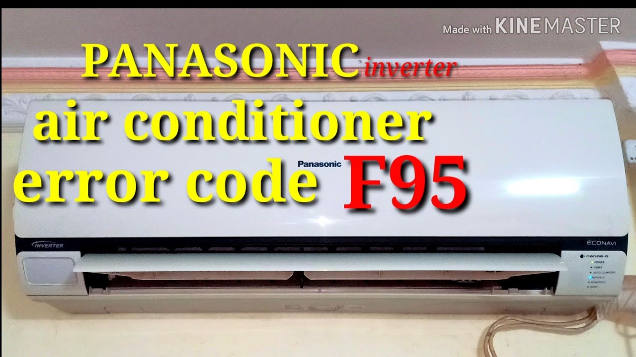 Panasonic air conditoiner error code F95ម៉ាសុីនត្រជាក់panasonic error code f95
