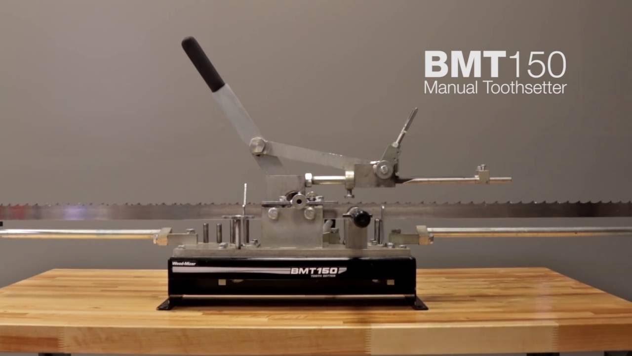 BMT150 Dual Tooth Setter in Action | Wood-Mizer