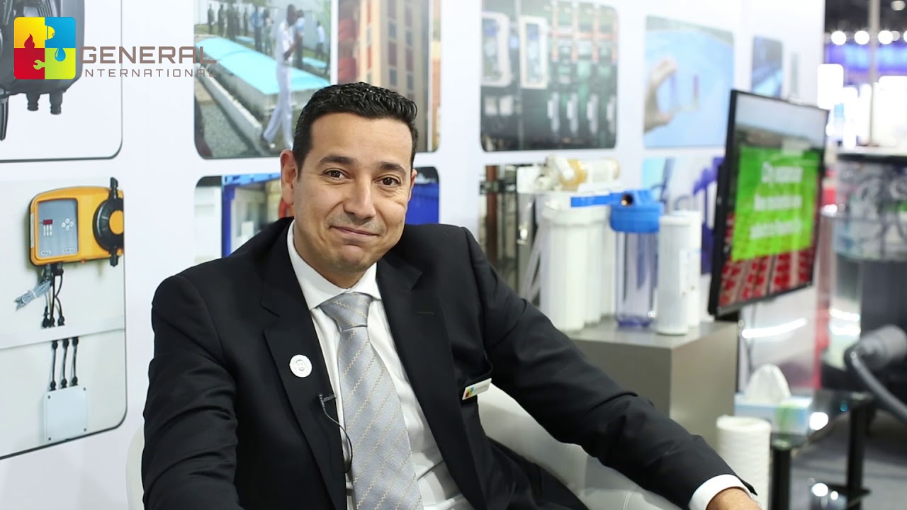Mr. Sameh Awad - Director of GIG, discussing the highlights of WETEX2018