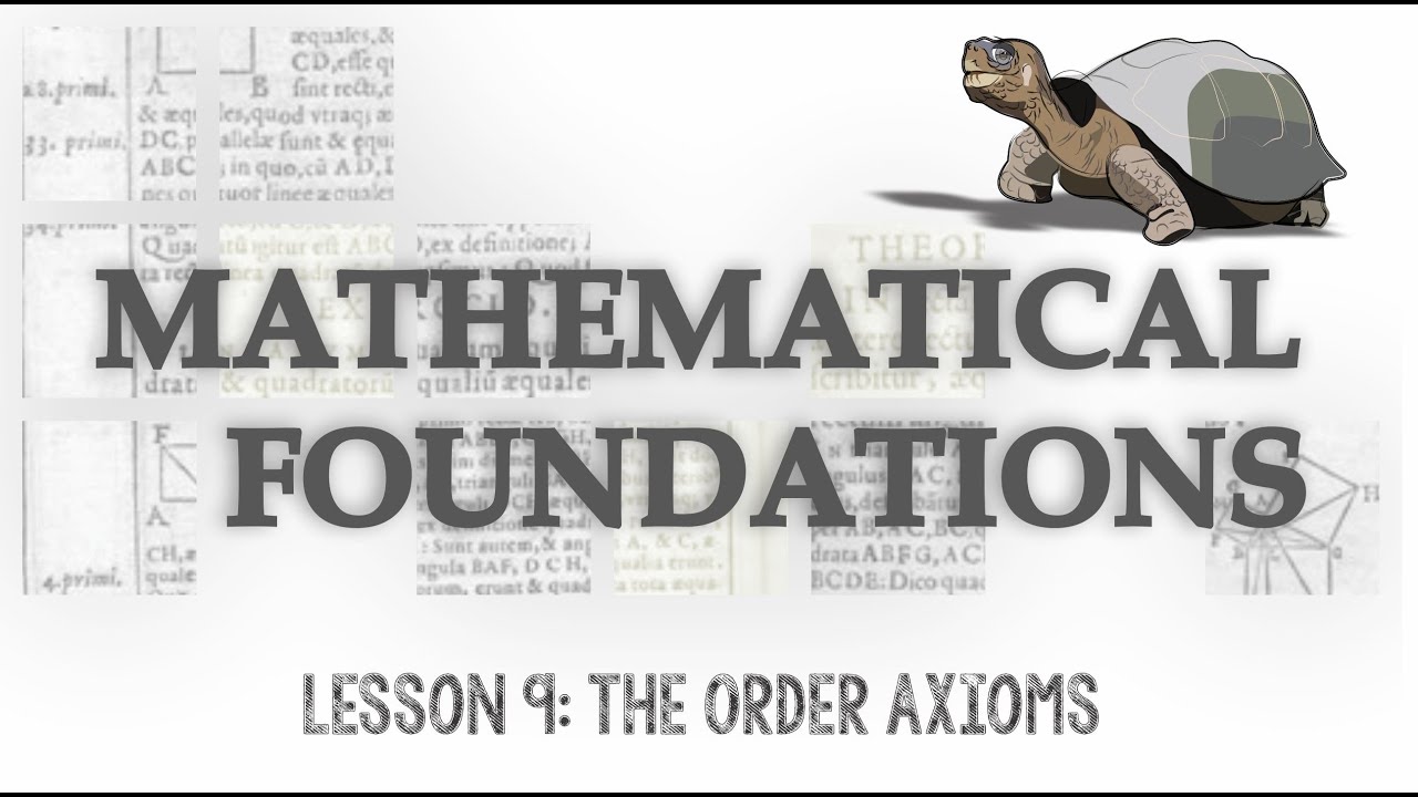 Defining the Real Number System - The Order Axioms
