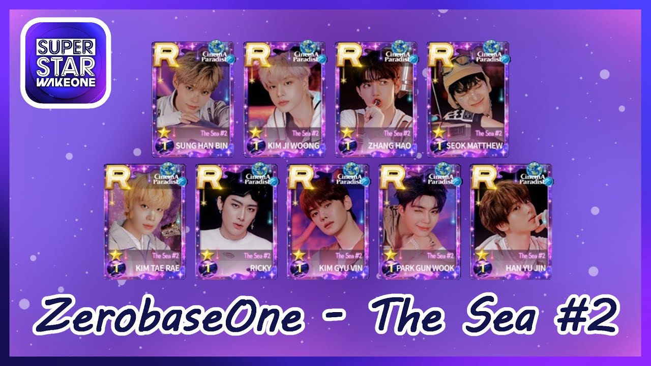 [SuperStar WakeOne] Completing Zerobaseone 