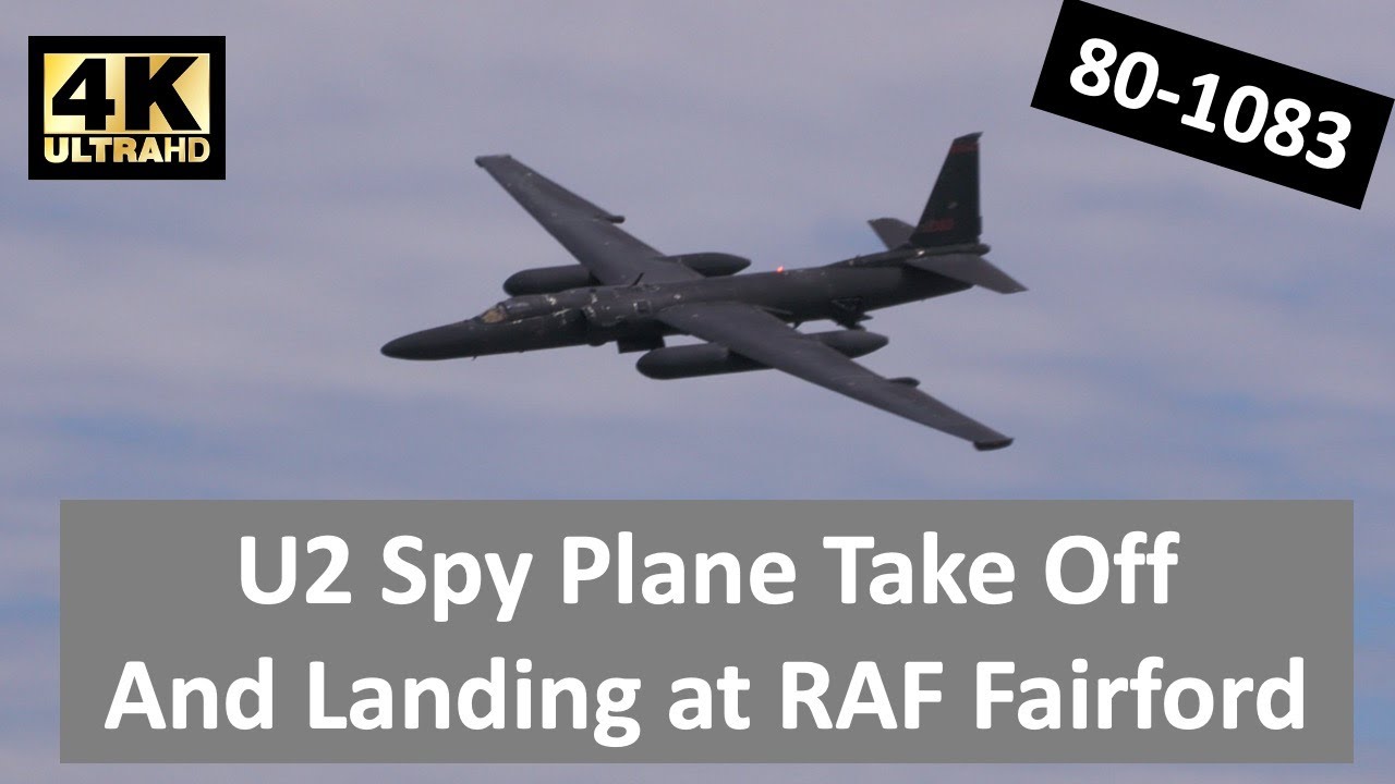 Lockheed U-2 Spy Plane Incredible Near Vertical Take-Offs and Landing at RAF Fairford Plane Spotting
