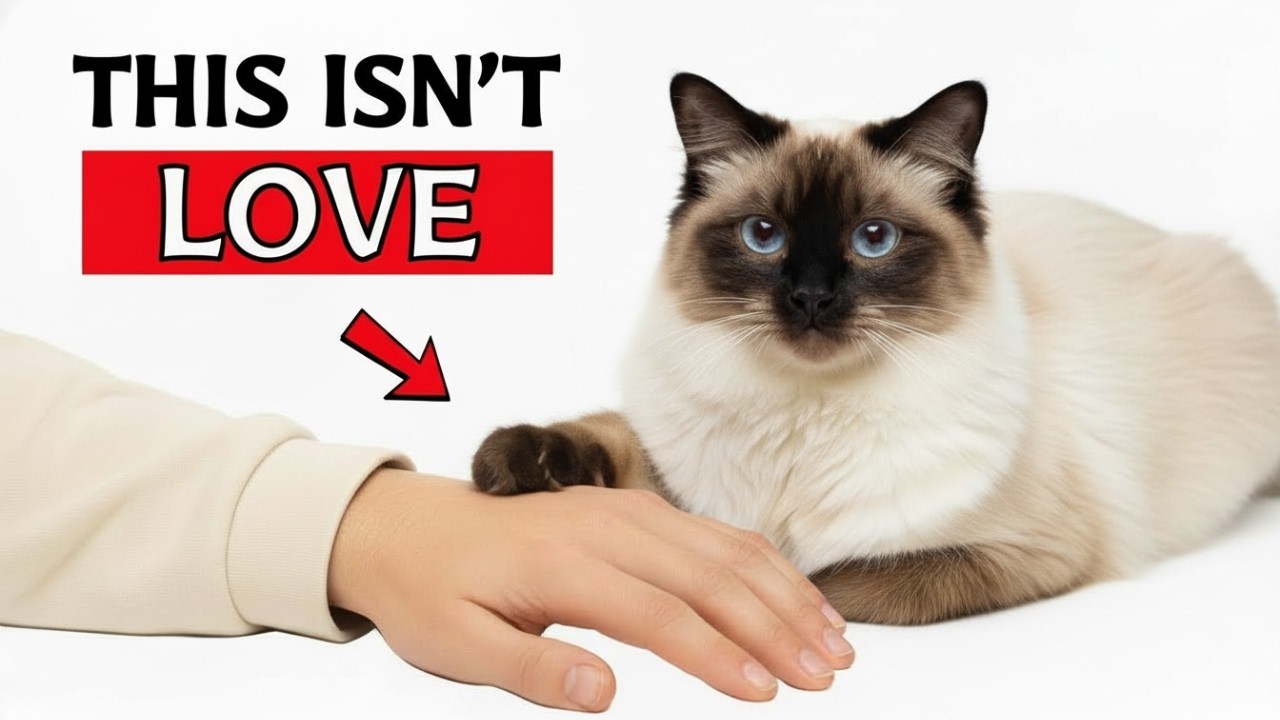 When Your Cat Puts Their Paw on You, This Is the Secret Message They're Sending You