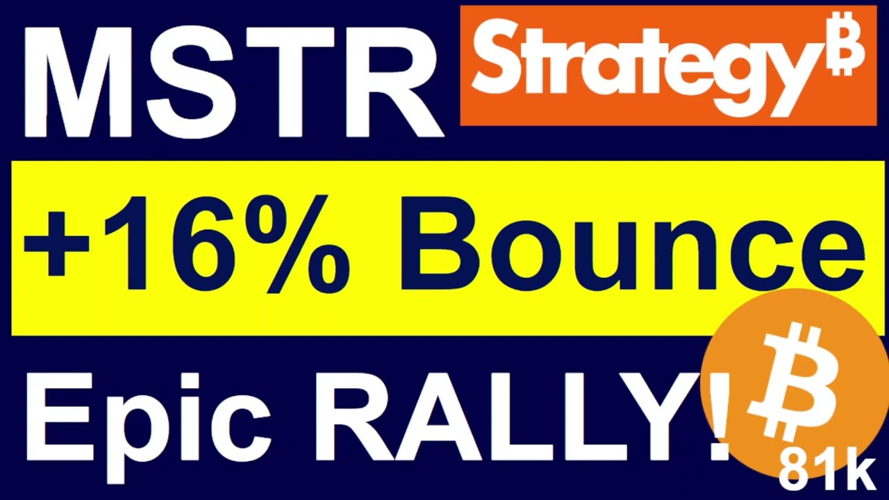 MSTR Stock Bounces +16% on Epic BTC Rally, Bitcoin at $81k, STRC near $99, and mNAV at 1.21x!