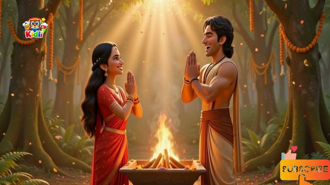 सावित्री ने यमराज को हराया 😲 | अमर प्रेम की सच्ची कहानी | Savitri vs Yamraj | Kids Mythology Story