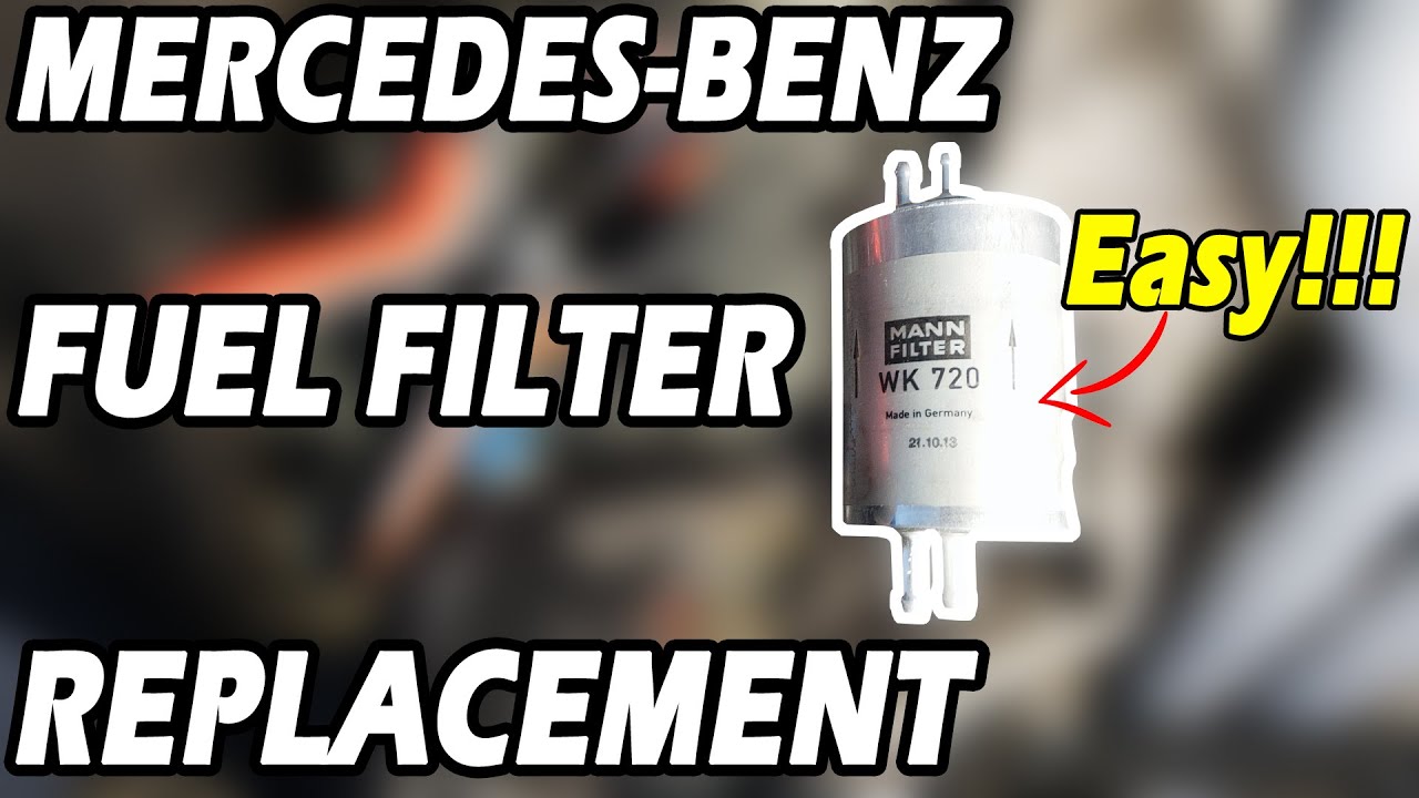How To Replace Your Mercedes-Benz FUEL FILTER - S Class S500 W220 - EASY - INCREASE MPG!
