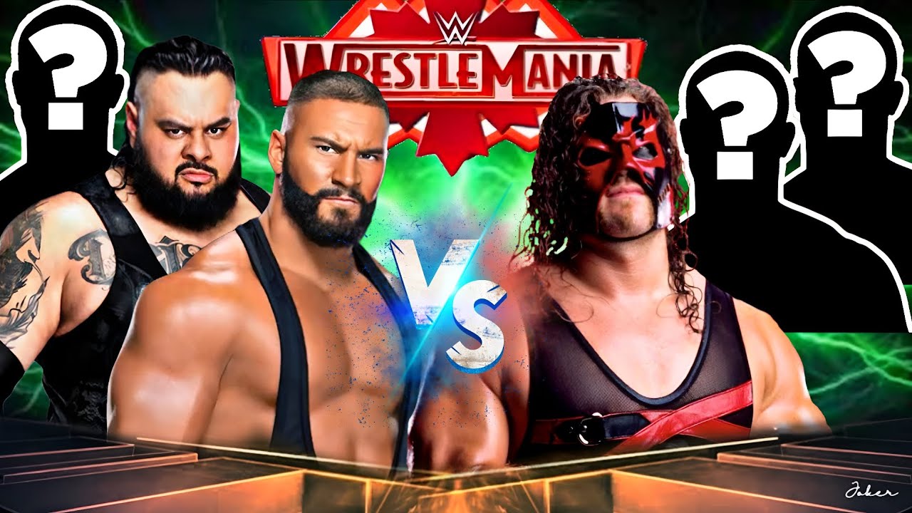 Team Bron Breakker and Bronson Reed vs Team Kane Three on Three Tag Team Match At WrestleMania