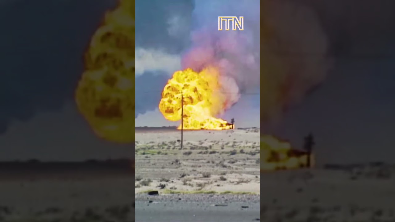 Gulf War Oil Fires - Desert Storm Raw Footage (1991)