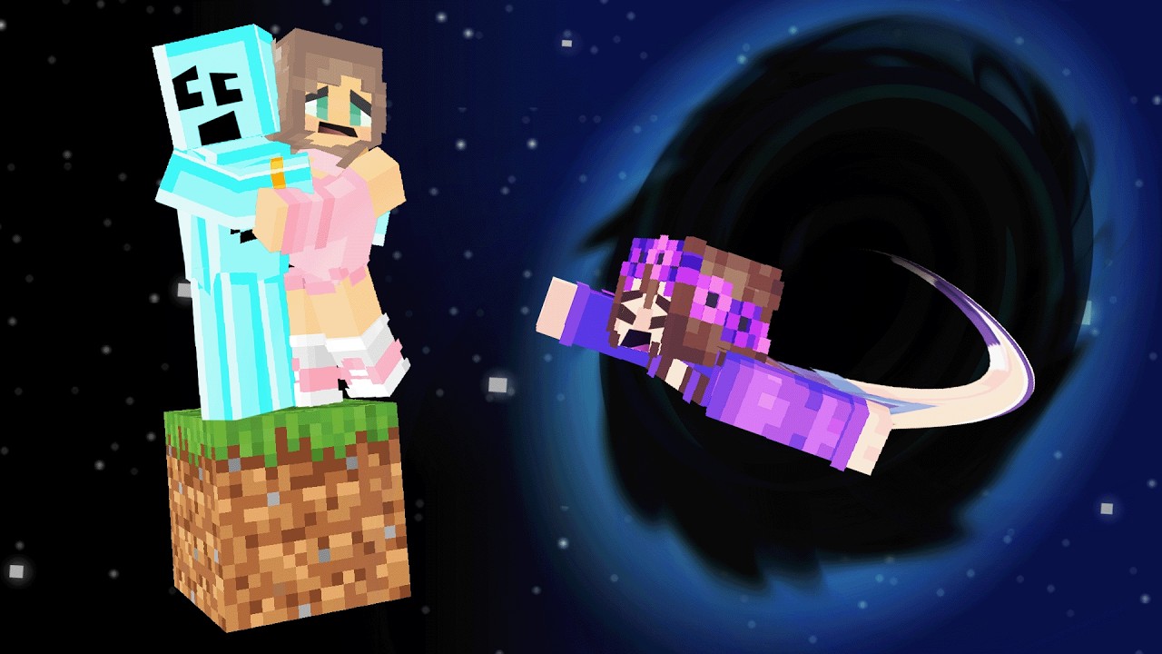 We're Stuck on One Space Block in Minecraft