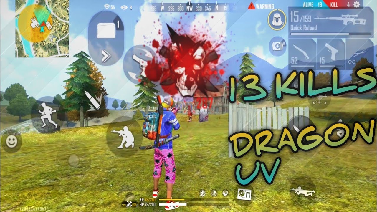 Free Fire Solo 13 KILLS Boyaah