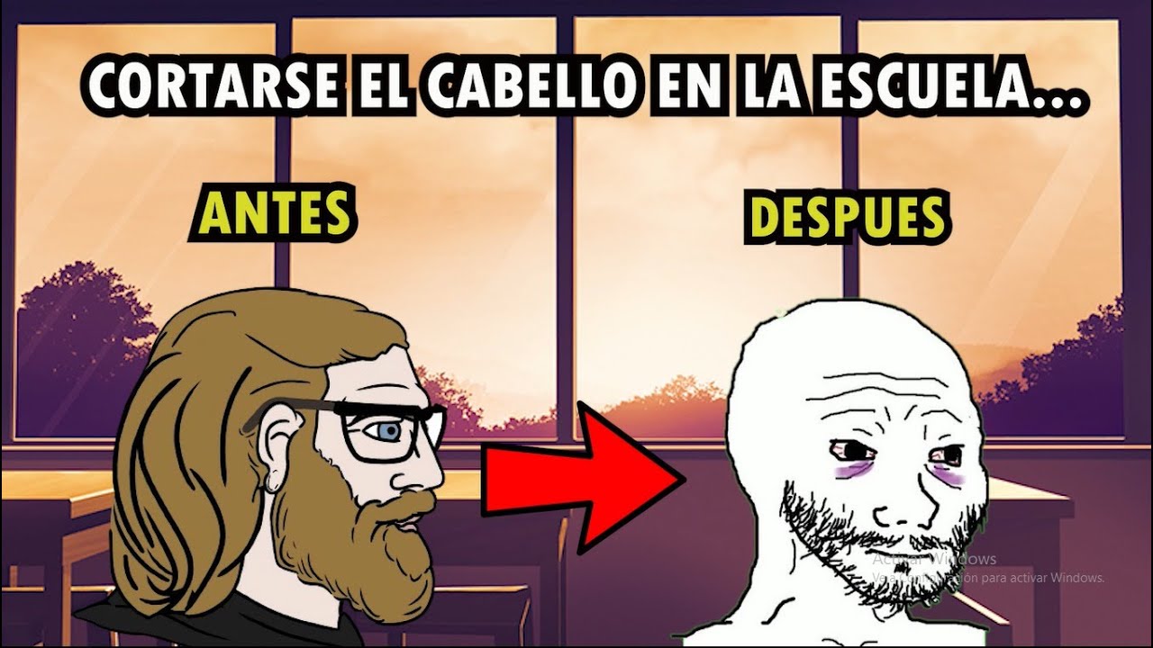 CORTARSE EL CABELLO EN SECUNDARIA...