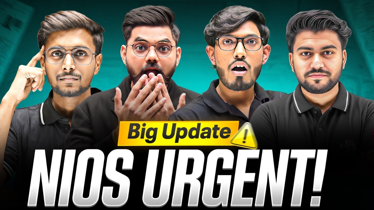 NIOS Urgent Update🔥October 2026 & April 2027