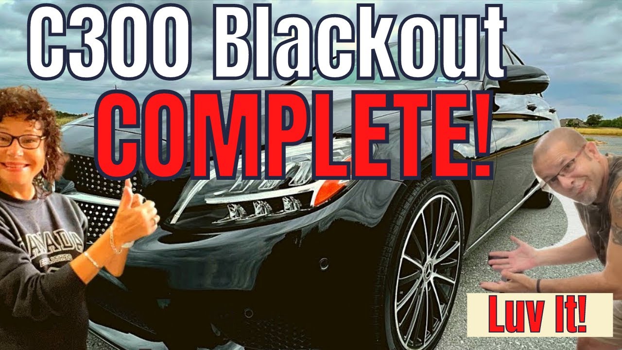 Mercedes C300 Trim Blackout Complete