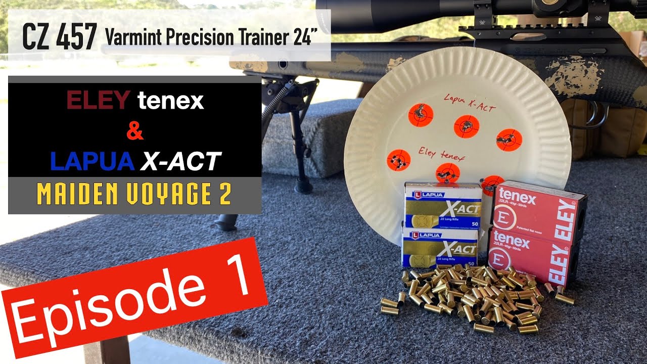 CZ 457 Varmint Precision Trainer - Maiden Voyage 2 - Shooting with Flag