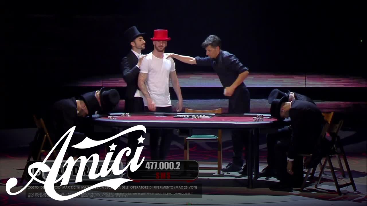 Amici 16, La Finale - Andreas - Poker