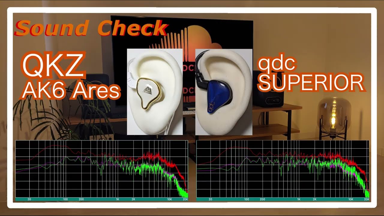 QKZ AK6 Ares vs qdc SUPERIOR [ChineseIEMs Sound Comparison 中華イヤホン音比較]