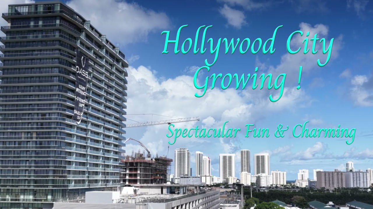 New Drone Miami Shoreline to Hollywood Florida.