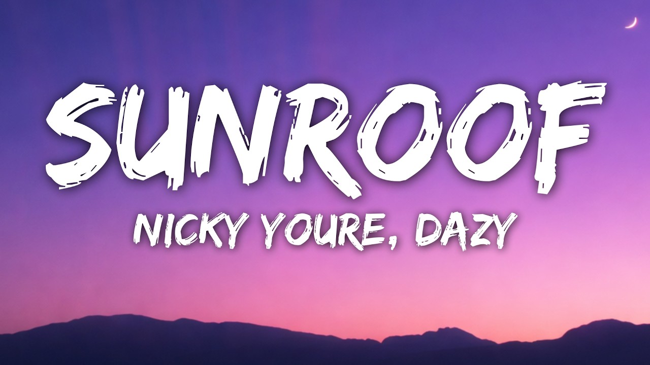 Nicky Youre, dazy - Sunroof (Lyrics)